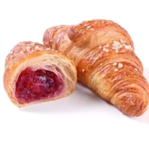Круассан с малиновым джемом